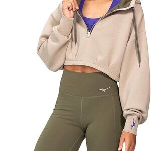 NWOT Mizuno Ronda Rousey Reputation Cropped Zip-up Hoodie
